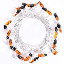 USL-S-127-PT4000 BEES Садовая гирлянда на солнечной батарее Пчелки, 20 светодиодов, Теплый белый свет, 1xАА Ni-Mh аккумулятор в-к, IP44.