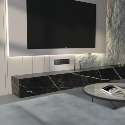 Накладка для RJ-11 (Hammar черный) W1292008 - фото 3