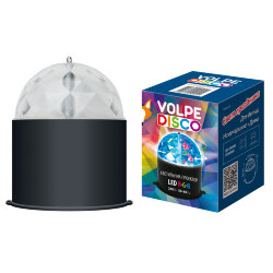 Светодиодный светильник-проектор ULI-Q302, Серия DISCO, многоцветный, Напряжение 220В, Кабель с вилкой в комплекте Цвет корпуса черный.