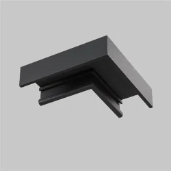 Коннектор угловой, накладной Basity, черный (Черный) TRA172CL-11B