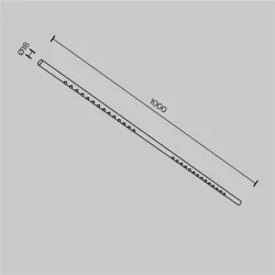 Светильник Points для системы освещения Axity 3000/6000К 24Вт 36° (Латунь)