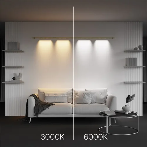 Светильник Точки / Points для системы освещения Axity 3000/6000К 24Вт 36° (Латунь) C101CL-L1000-24W3-6K-BS - фото 6