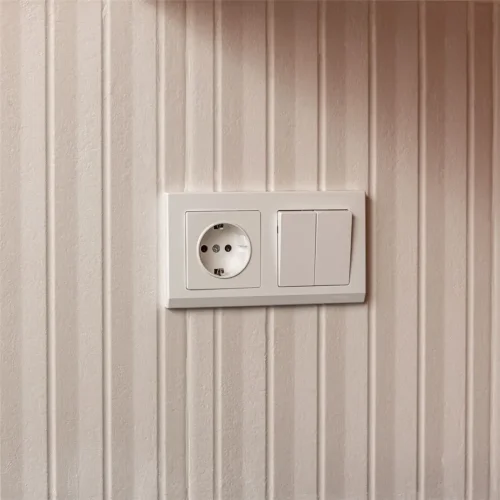 Рамка из поликарбоната на 2 поста Stark белый W0021801 - фото 2