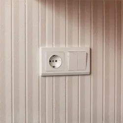 Рамка из поликарбоната на 2 поста Stark белый W0021801