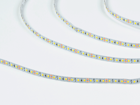 Светодиодная лента 2835, 120 LED/м, 9,6 Вт/м, 12В ,IP20, 3M, Цвет: Нейтральный белый, SWG2120-12-9.6-NW-M. Фото 2