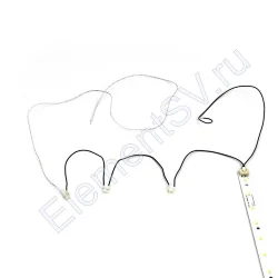 Провод с коннекторами 2 pin ARM3 (для 4 шт. линеек ARM2,4,5)