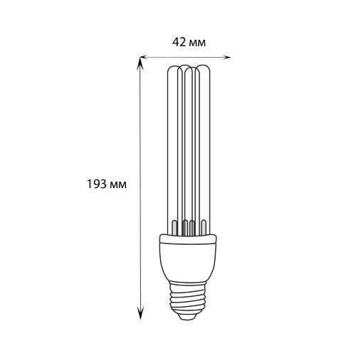 ESL-PLD-15-UVCB-E27-CL Лампа ультрафиолетовая бактерицидная, Спектр UVC 253.7нм - фото 5