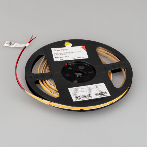 Светодиодная лента COB-X480-8mm 24V Warm2700 (8 W/m, IP20, CSP, 5m) (Arlight) - фото 4