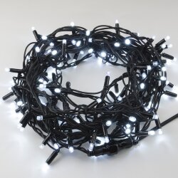 ULD-S1000-120-TBK WHITE IP67 Гирлянда светодиодная с эффектом мерцания, 10м, Соединяемая, 120 светодиодов, Белый свет, Провод черный.