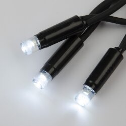 ULD-S1000-120-TBK WHITE IP67 Гирлянда светодиодная с эффектом мерцания, 10м, Соединяемая, 120 светодиодов, Белый свет, Провод черный.