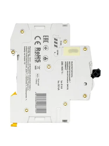 Выключатель автоматический модульный 3п C 16А M06N ARMAT IEK AR-M06N-3-C016 - фото 5