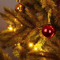 Гирлянда нить "Мишура" теплый белый 5м IP20 400-004 теплый белый (056073)