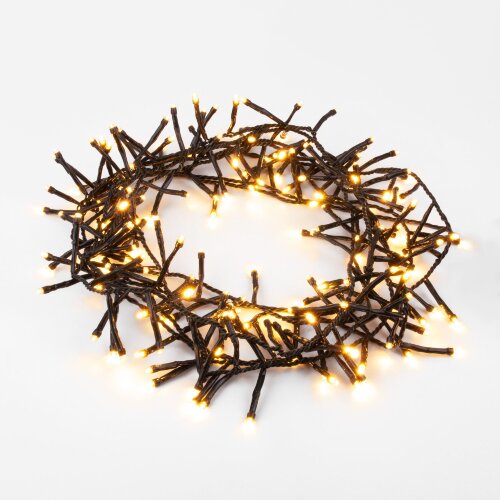 Гирлянда нить "Мишура" теплый белый 5м IP20 - Фото 5