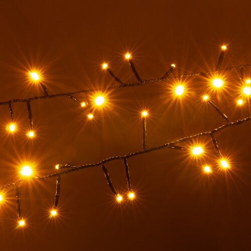 Гирлянда нить "Мишура" теплый белый 5м IP20 - Фото 6