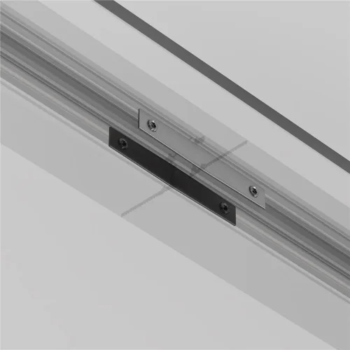 Коннектор прямой для шинопровода Levity, 2шт (Серебро) - фото 5