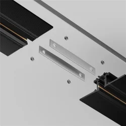 Коннектор прямой для шинопровода Levity, 2шт (Серебро) TRA184C-12S