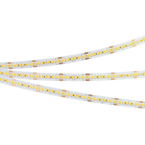 Светодиодная лента RT-А240-10mm 24V Warm2400 (22 W/m, IP20, 2835, 5m) (Arlight, высок.эфф.150 лм/Вт) 055992 - фото 2