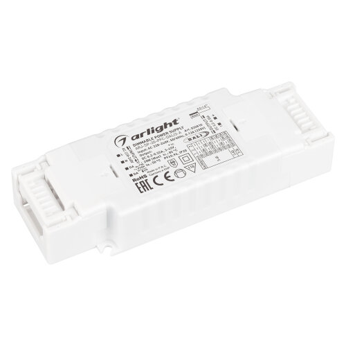 Блок питания ARJ-SP-20-PFC-DALI2-A (20W, 3-45V, 0.2-0.55 A) (Arlight, IP20 Пластик, 5 лет) 033810 - фото