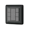 6-ти кнопочная настенная панель DALI (Черный) - фото
