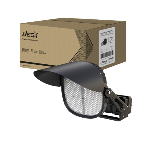 Прожектор светодиодный SPFL-LEVEL 1000PA50 1000/900/800Вт 100-277В 160лм/Вт 40гр 7 лет IP66 черный NEOX - Фото
