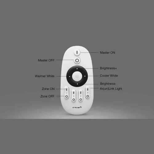 Кнопочный пульт Mi-Light FUT007 P821 (CCT+ Brightness, 1-4 zone, 2.4GHz) - фото III