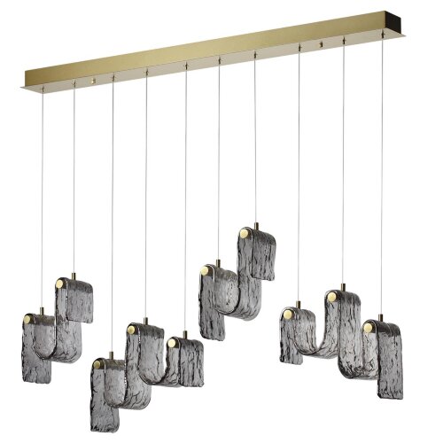 Люстра линейная «ODEON LIGHT» 5106/52L, серия: FLOW. Фото 1.