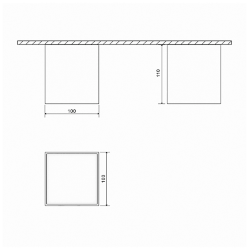 'Светильник светодиодный потолочный накладной , серия GW, Черный, 10Вт, IP20, Теплый белый (3000К), GW-8601-10-BL-WW 004900