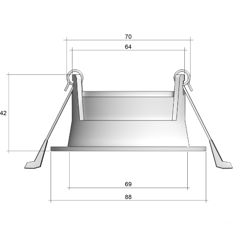 Светильник POINT (RAL9005 — GU10) - фото 2