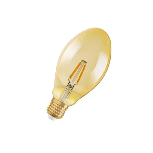 Лампа светодиодная винтажная 4W/2400K E27 230V | 1906 LED OVAL FILAMENT GOLD | - OSRAM. Фото