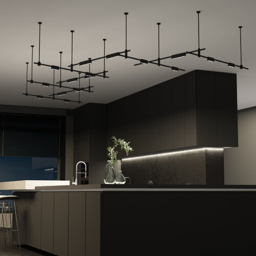 Esthetic Magnetic Трековый светильник 12W 3000K (чёрный) - Фото 5