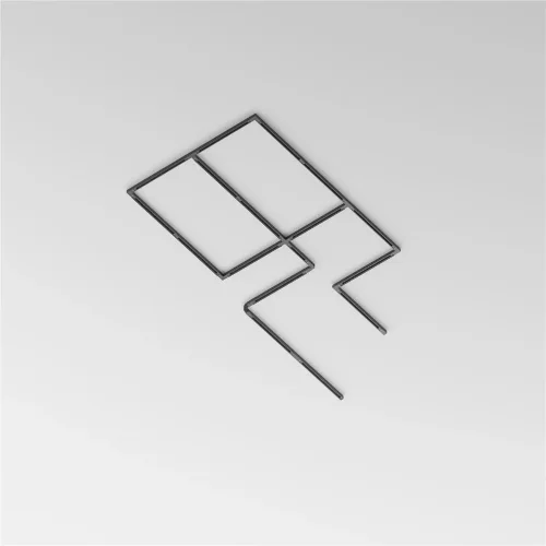 Шинопровод 1м Trinity накладной/подвесной черный (Черный) - фото 12