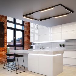 Трековый светодиодный светильник для трехфазного шинопровода X-Line черный матовый LTB55 (052446)