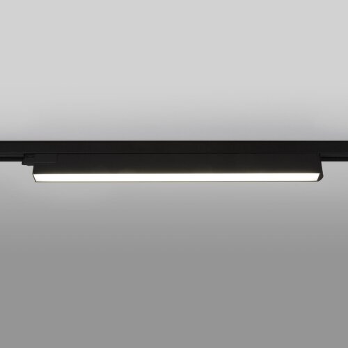 Трековый светодиодный светильник для трехфазного шинопровода X-Line черный матовый - Фото 4