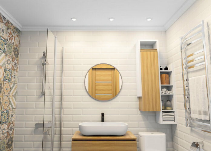 DK3016-WH Встраиваемый светильник влагозащ., IP 65, 50 Вт, GU10, белый, алюминий. Фото 6