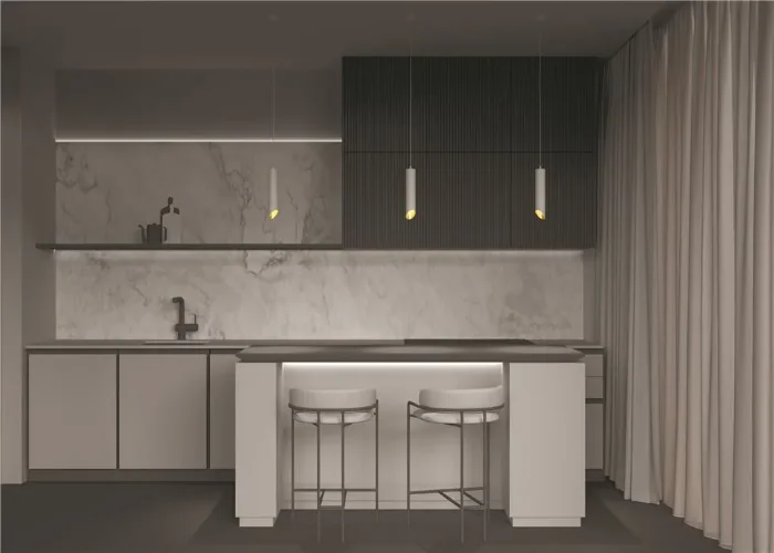 Подвесной светильник Lipari GU10 1x10Вт (Белый с Золотом) - фото 3