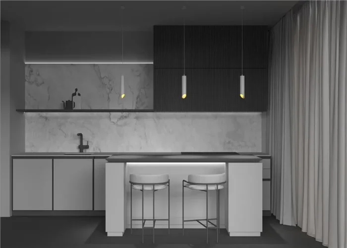 Подвесной светильник Lipari GU10 1x10Вт (Белый с Золотом) - фото 10