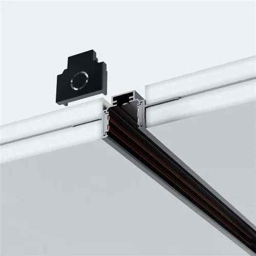 Заглушки для встраиваемого низкопрофильного шинопровода Exility 2шт. (Черный) - фото 4