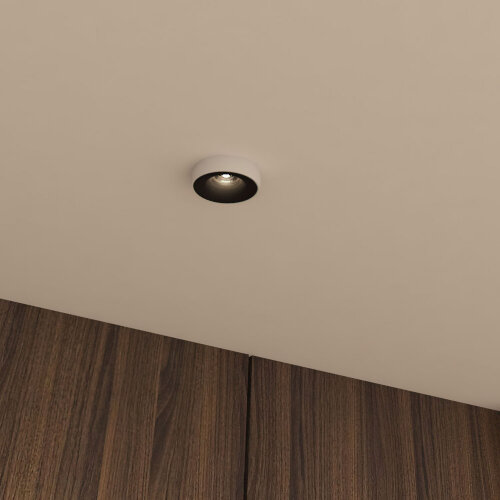 DK2045-WB Встраиваемый светильник , IP 20, 50 Вт, GU10, белый/черный, алюминий. Фото 6