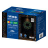 ULD-S2000-1000-DGA-RC MT IP44 FIREWORK Гирлянда светодиодная Фейерверк, 20м, 1000 светодиодов, Красный, желтый, зеленый, синий свет, Пульт ДУ в-к, Провод зеленый - фото 9