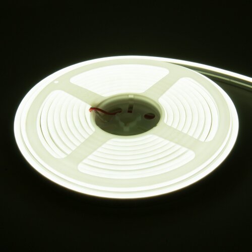 Гибкий неон 24V 10W 120Led 2835 IP65, холодный белый, 5м - Фото 2