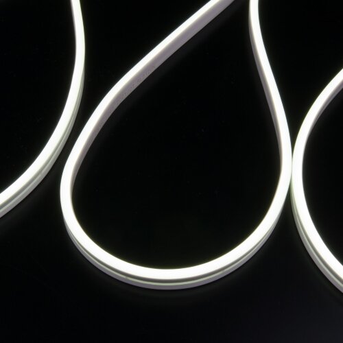 Гибкий неон 24V 10W 120Led 2835 IP65, холодный белый, 5м - Фото 5