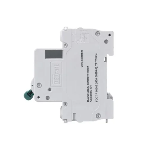 Выключатель автоматический модульный 2п C 10А 4.5кА ВА-101 DEKraft 11065DEK - фото 3