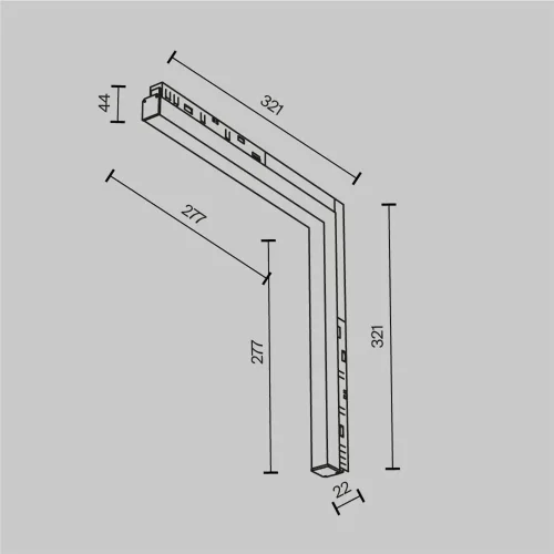 Трековый светильник Basis Angle Exility 4000K 24Вт 120° (Белый) - фото