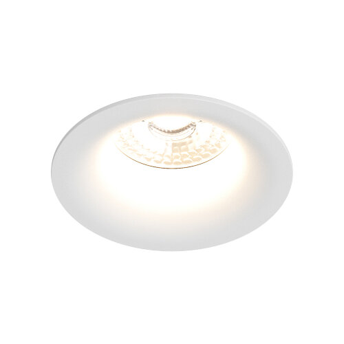 DK3024-WH Встраиваемый светильник, IP 20, 10 Вт, GU5.3, LED, белый, пластик.