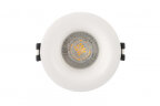DK3024-WH Встраиваемый светильник, IP 20, 10 Вт, GU5.3, LED, белый, пластик. Фото 2