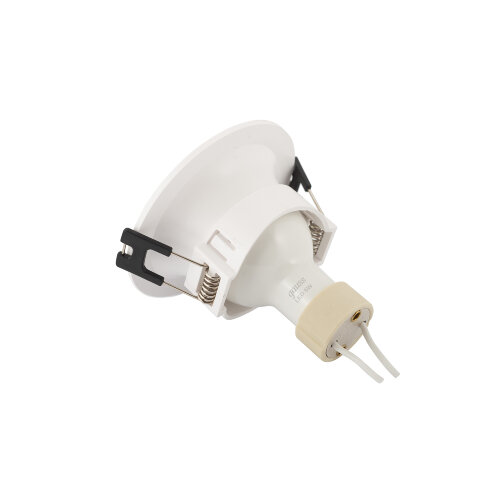 DK3024-WH Встраиваемый светильник, IP 20, 10 Вт, GU5.3, LED, белый, пластик. Фото 4