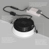 Встраиваемый влагозащищенный светильник TRIM, 18 Вт LED 3000-4000-6500K, IP44, алюминий, акрил. Фото 4
