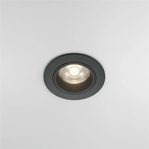 Встраиваемый светильник Фокус / FOCUS LED 12 Вт 4000 К 50° (Черный) DL125-L12-4K-B - фото 4