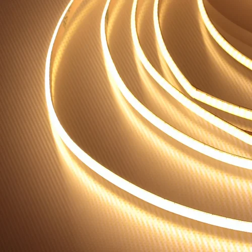 Светодиодная лента COB, 384 chip/m, warm white, 12V, IP20, A69 - фото I