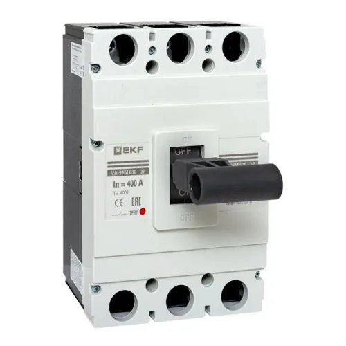 Выключатель автоматический 3п 630/400А 50кА ВА-99М PROxima EKF mccb99-630-400m - фото